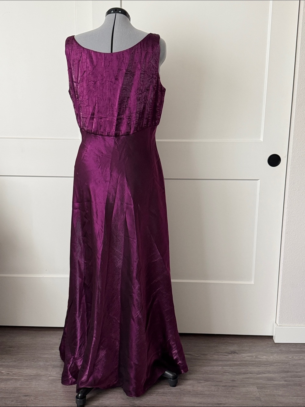 Alex Evenings Deep Purple Iridescent Maxi Dress - Picture 7 of 17